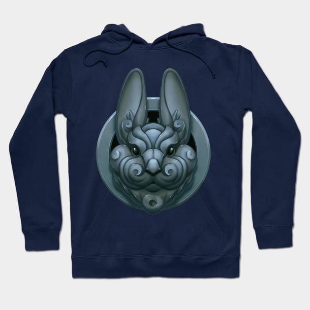 Rabbit tattoo sign Hoodie by Denewer Store